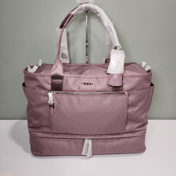 Tumi Handbags - NEW Tumi Voyageur CARLYN 17.25” Weekender Tote Duffel Bag - HEATHER LINES PRINT